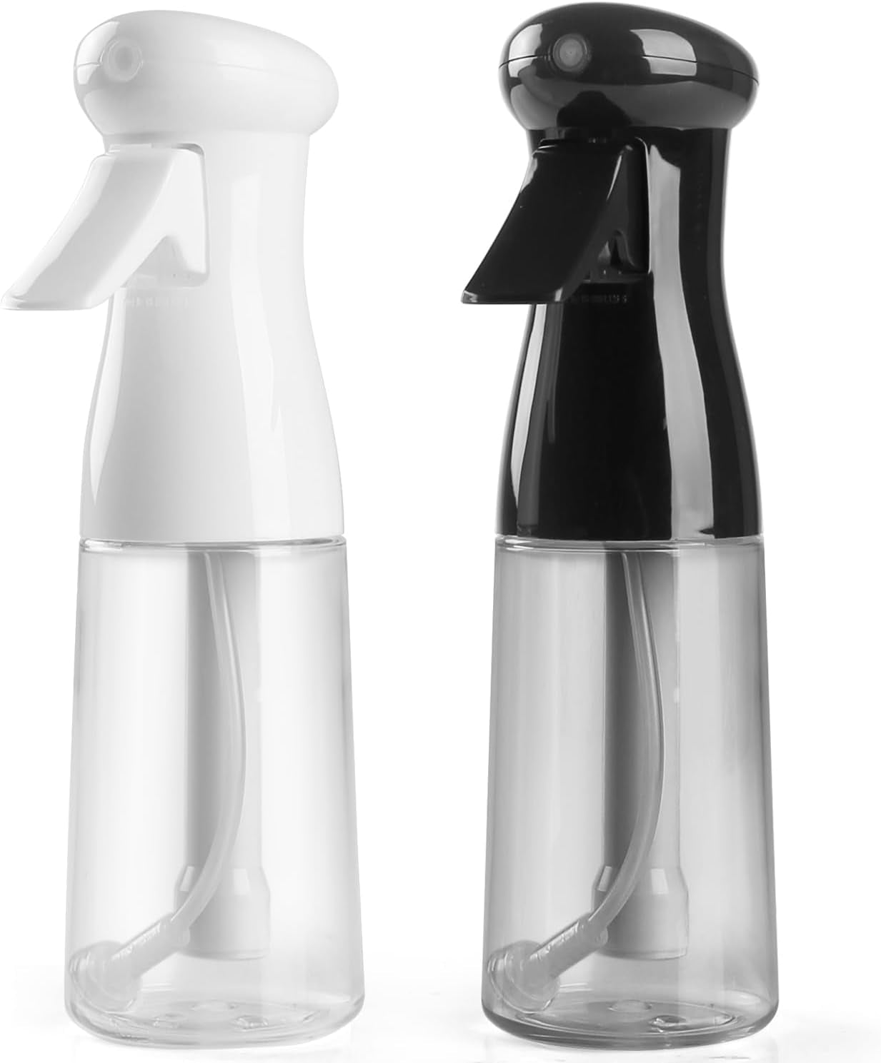 Spray Bottle For Hydrosols, Continuous Mister Empty Spray Bottle, Ultra Fine Mist Water Sprayer for Hairstyling, Cleaning, Plants, Pets, Barbers, Salons, Essential Oil Scents - Single- 6.8 OZ