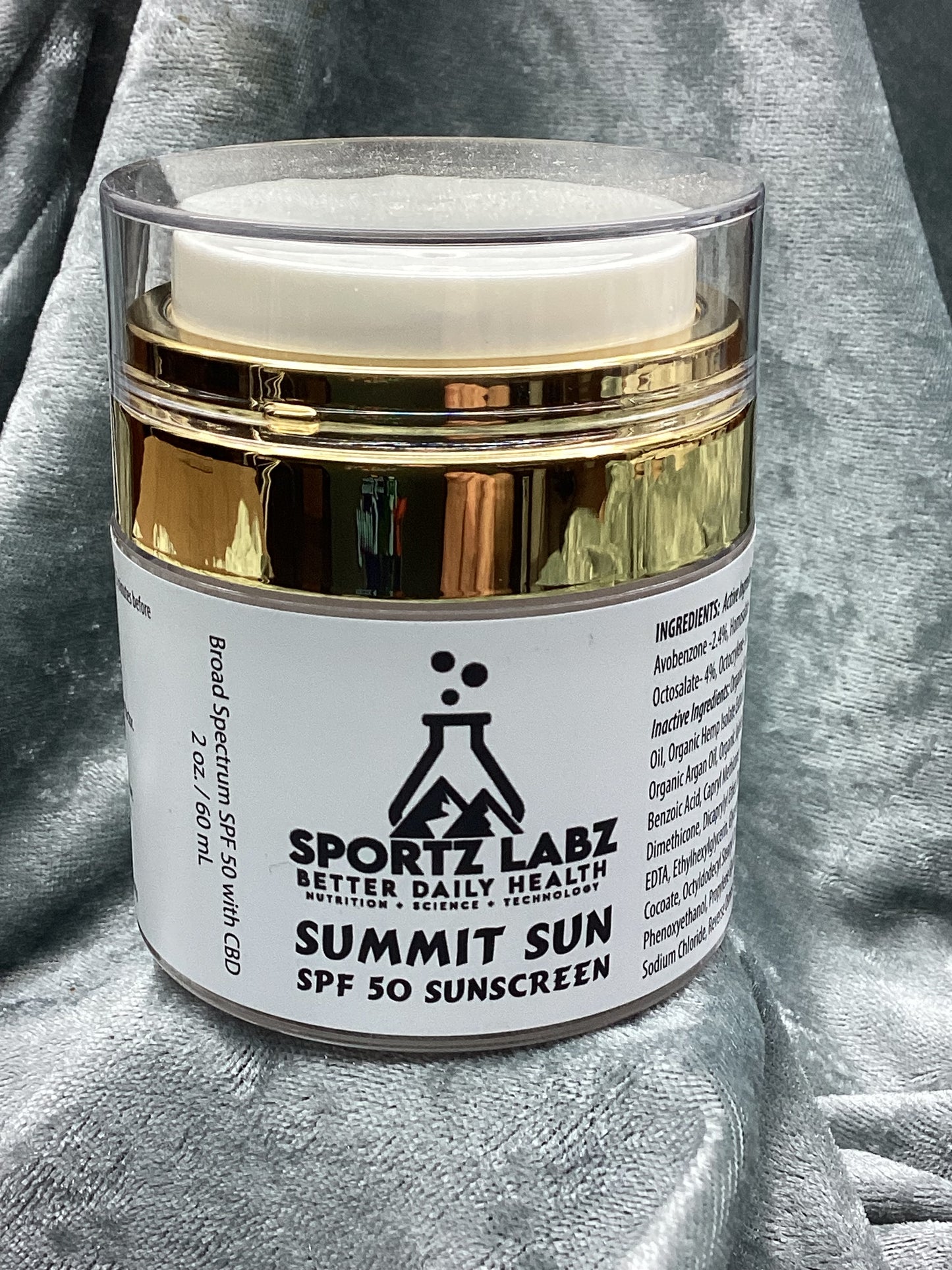 Summit Sunscreen SPF50 1000mg 1:1 CBD/CBG